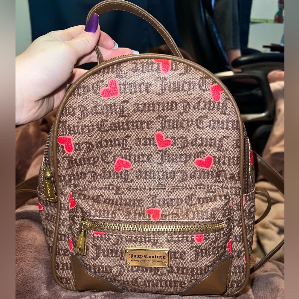 Small juicy couture back pack